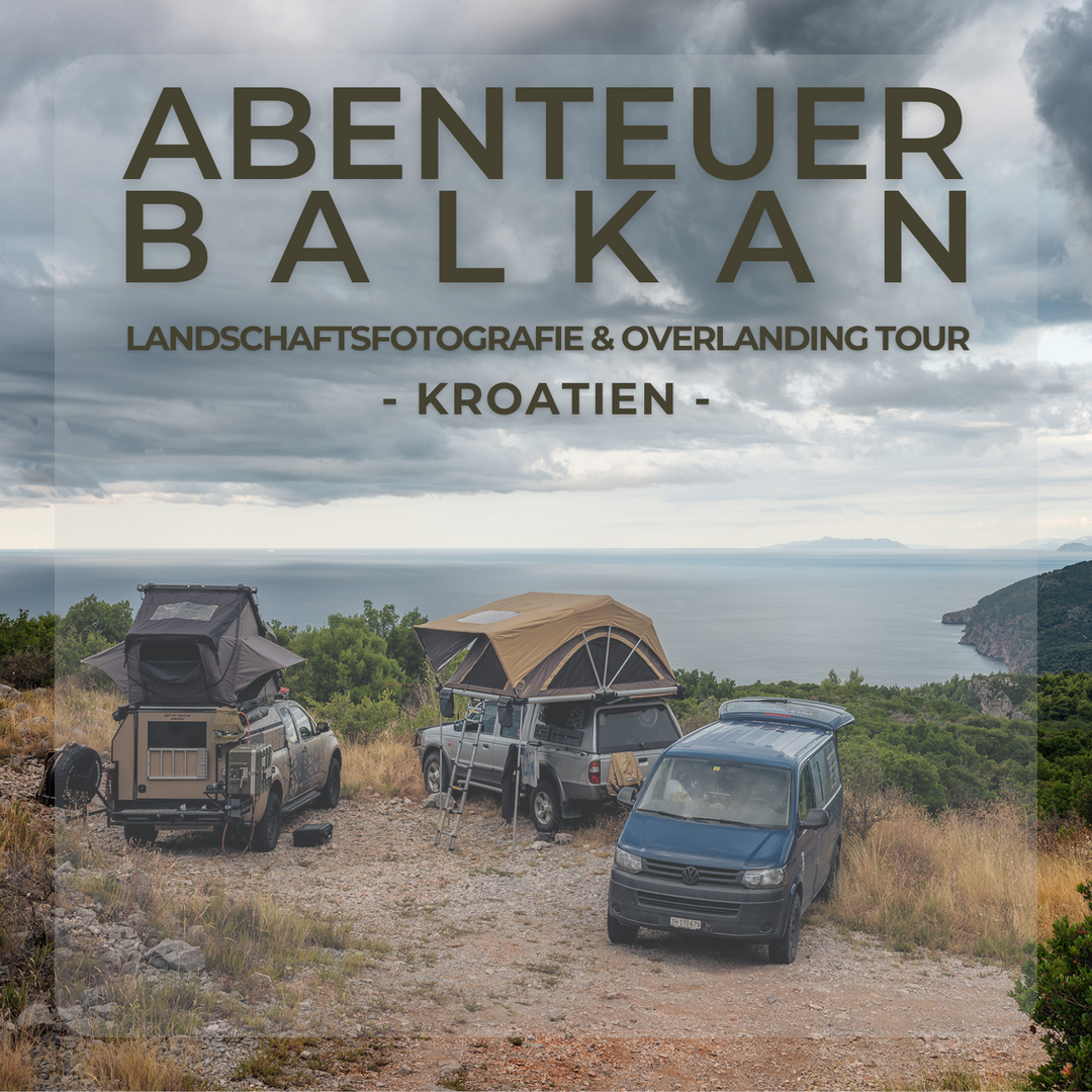 Overlanding-Fotoreise durch Kroatien mit 4x4-Fahrzeugen
