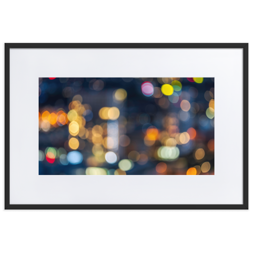 Zürich City im Glanz der Nachtlichter als Fine Art Fotoprint – hochwertiger Print für moderne Wohnräume.