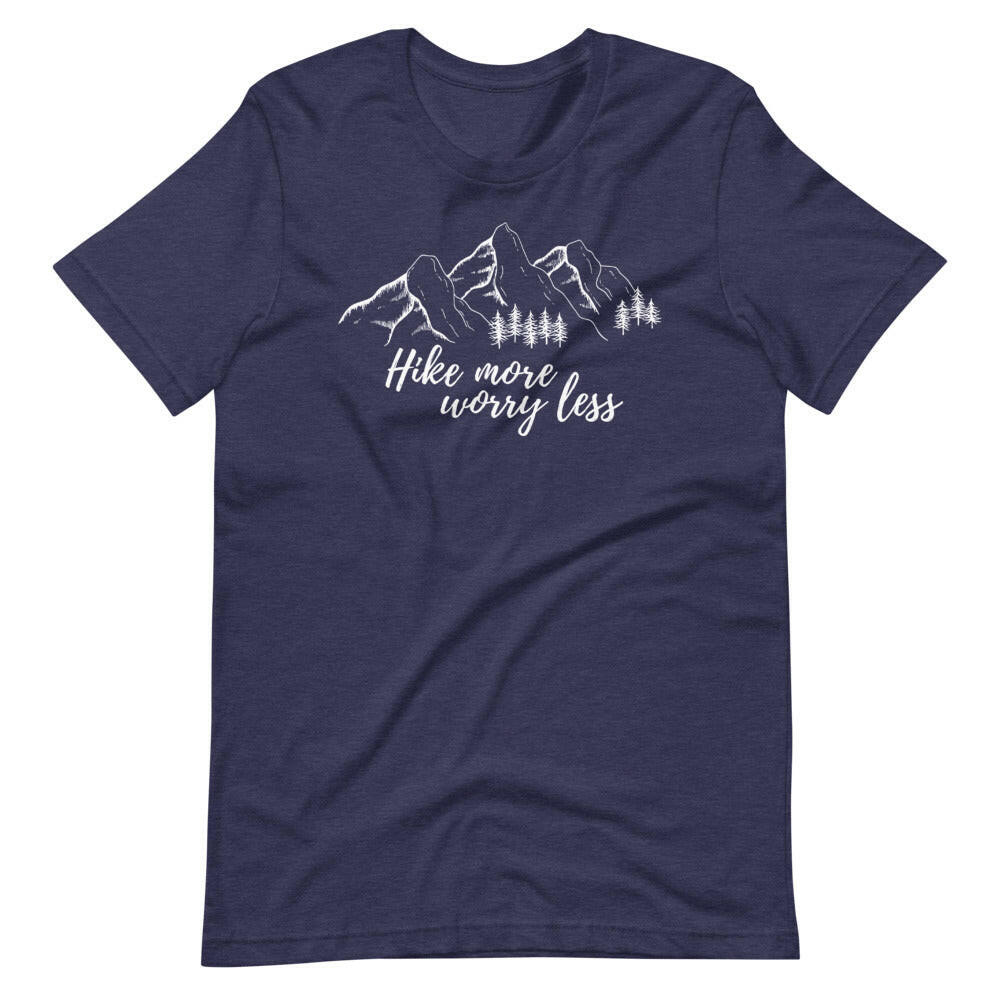 Hike More Worry Less - Short-Sleeve T-Shirt | manumo-photography.