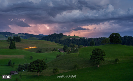 Online Kurs Bildbearbeitung - Drumlins mit Gewitter - Manuel Mohorovic Photography