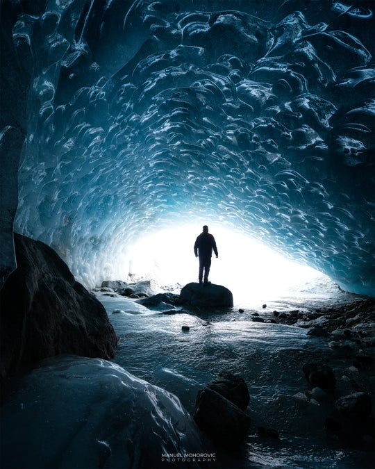 Ice Age glacier cave - photo workshop