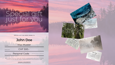 Gift card for Landscapephotographers