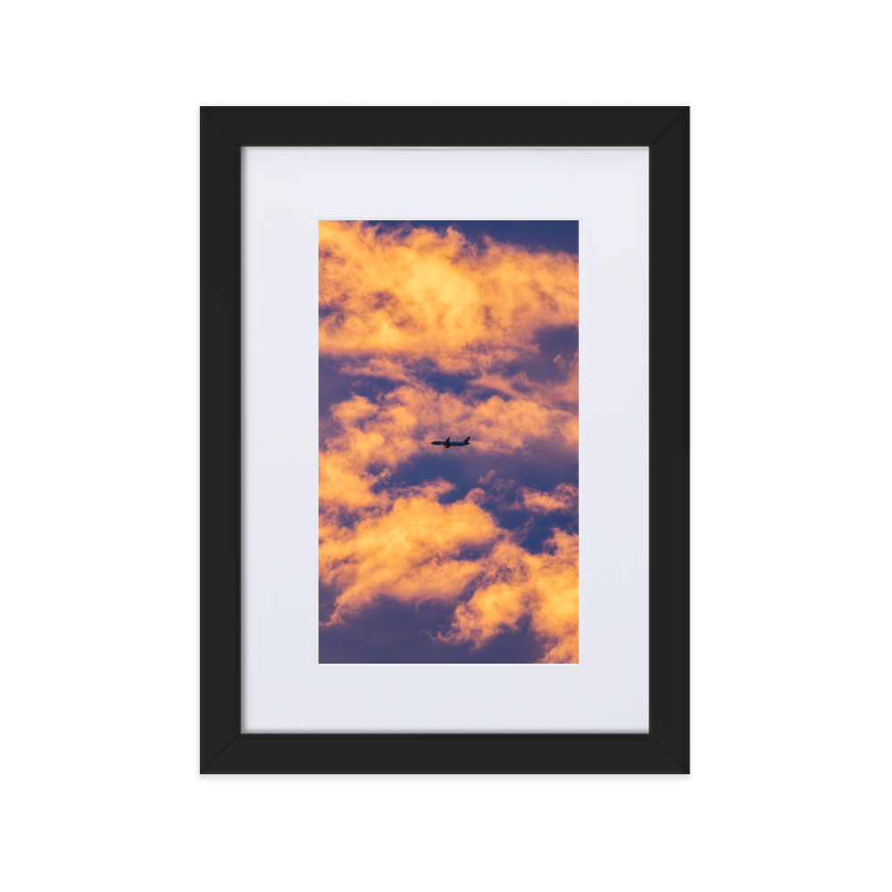 Flug ins Abendrot | Fine Art Print