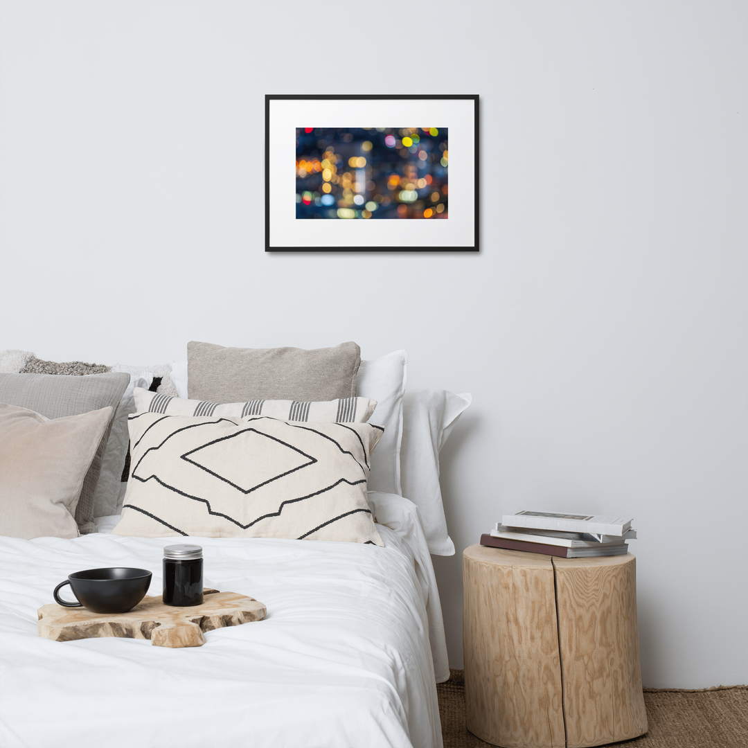 Zürich City Nachtlichter | Fine Art Print