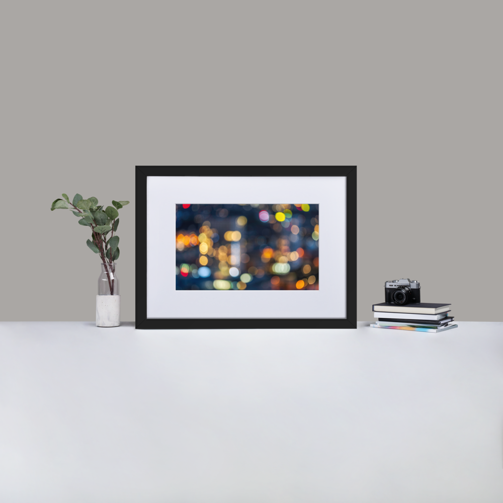 Zürich City Nachtlichter | Fine Art Print