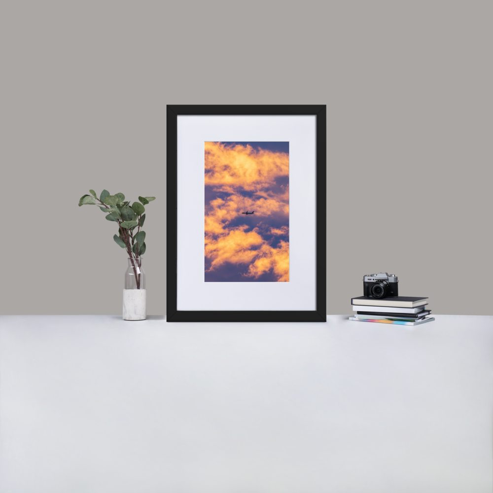 Flug ins Abendrot | Fine Art Print