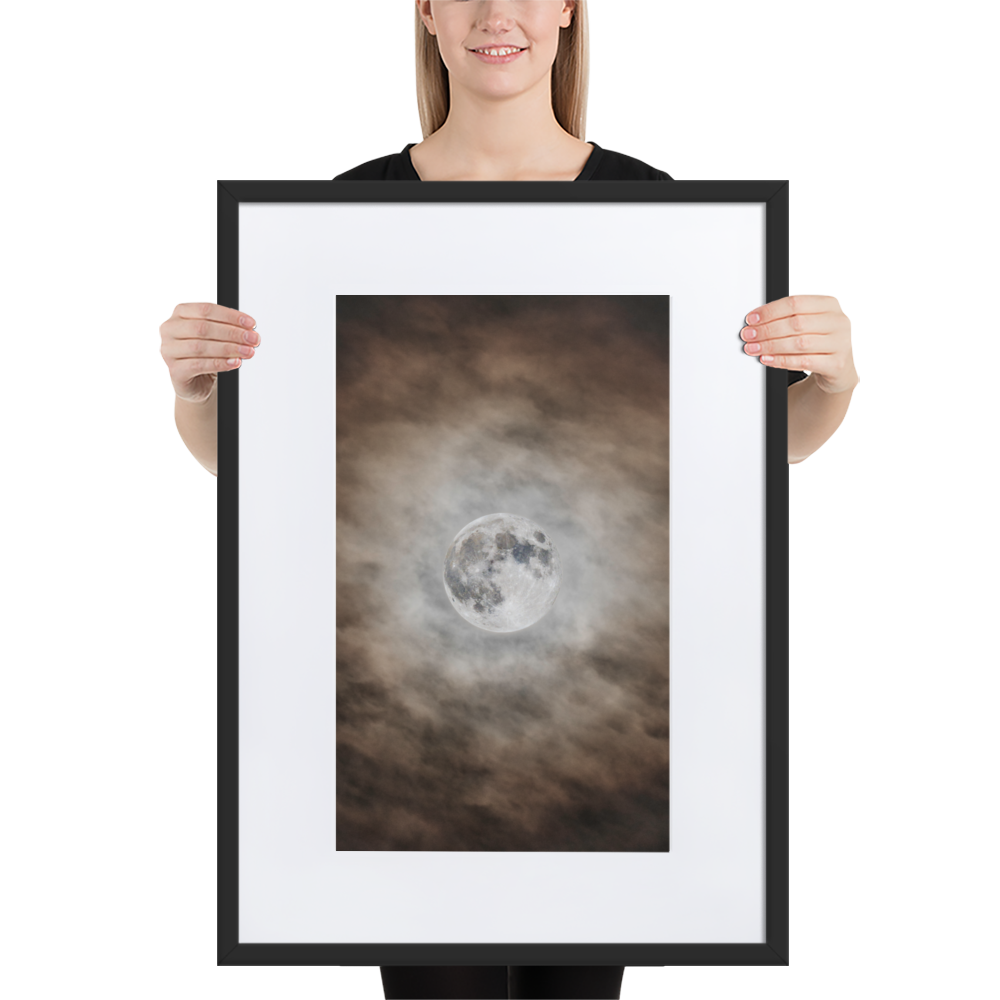 Mond in den Wolken | Fine Art Print