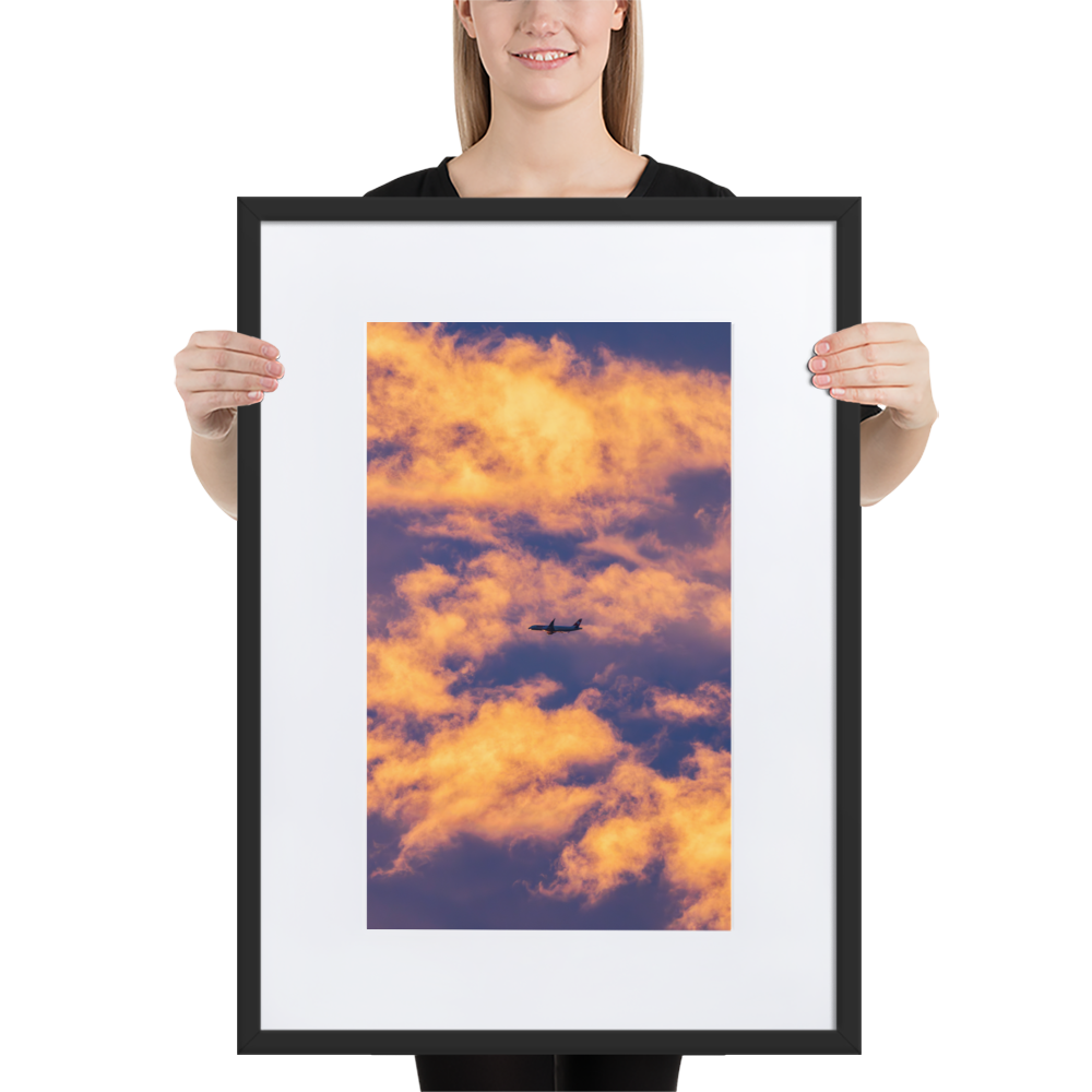 Flug ins Abendrot | Fine Art Print