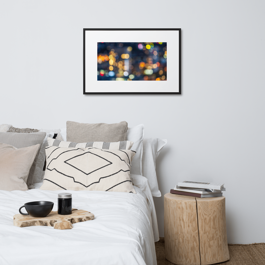 Zürich City Nachtlichter | Fine Art Print