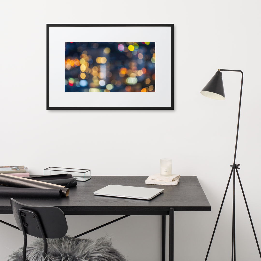 Zürich City Nachtlichter | Fine Art Print