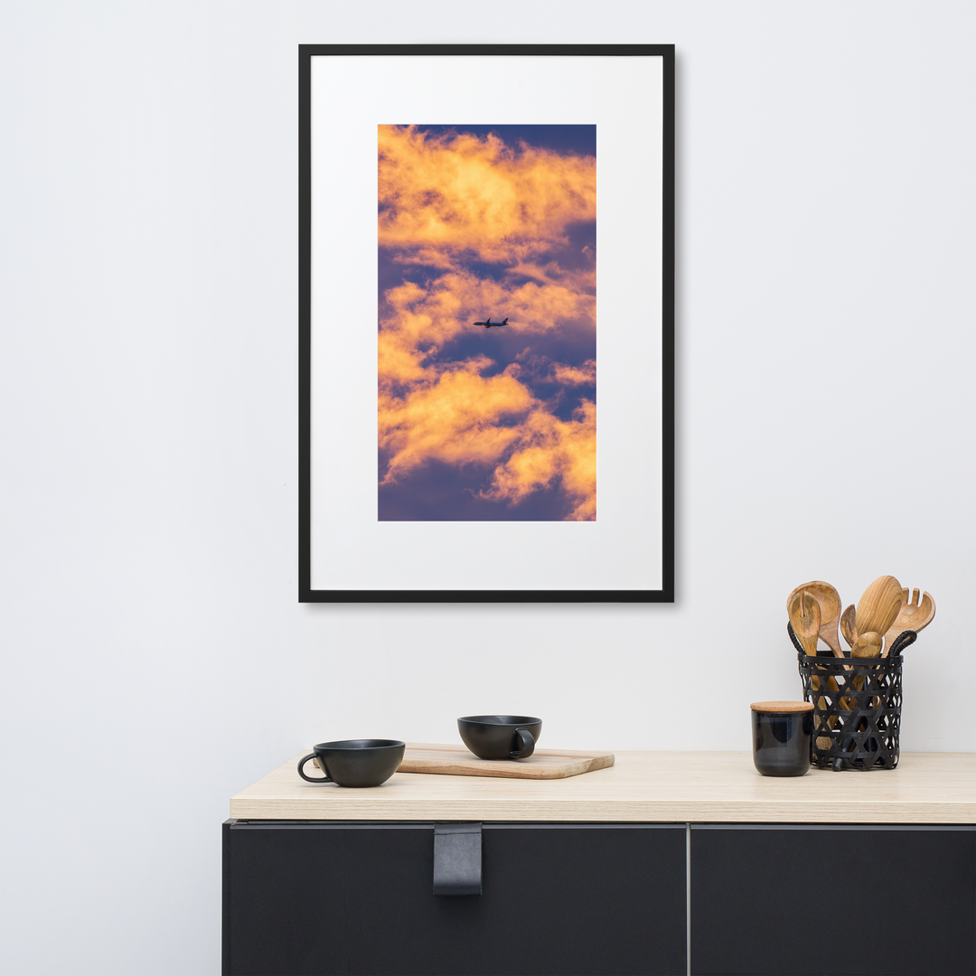 Flug ins Abendrot | Fine Art Print