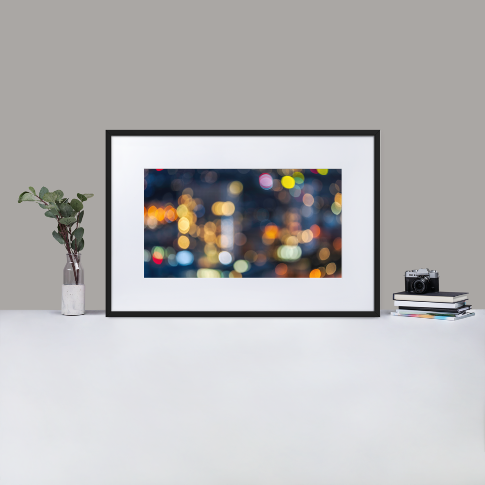 Zürich City Nachtlichter | Fine Art Print