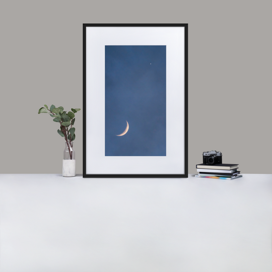 Mond und Venus | Fine Art Print