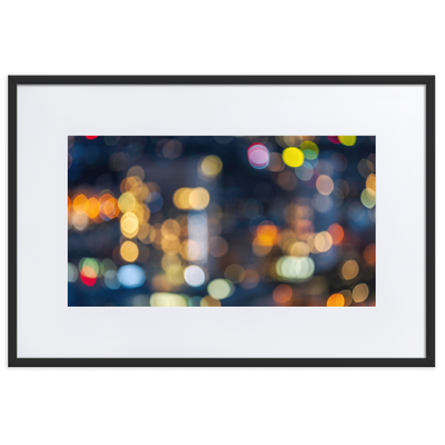 Zürich City Nachtlichter | Fine Art Print